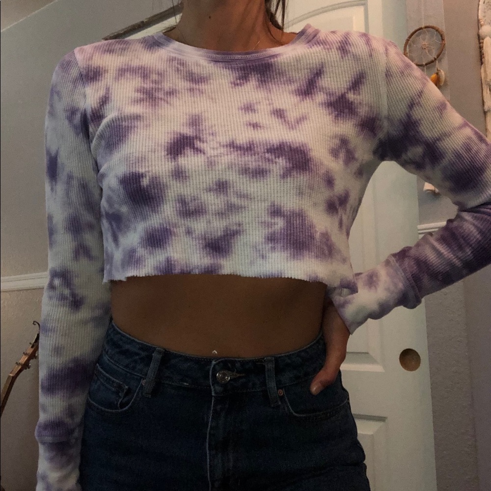 Thrifted Tie-Dye Crop